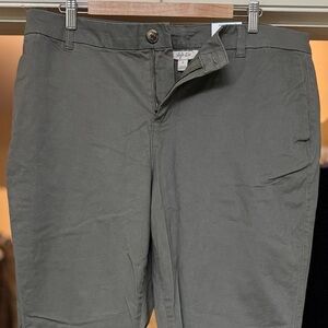 Style & Co. Women's Sage Flare Pants khaki green nwt sz 16